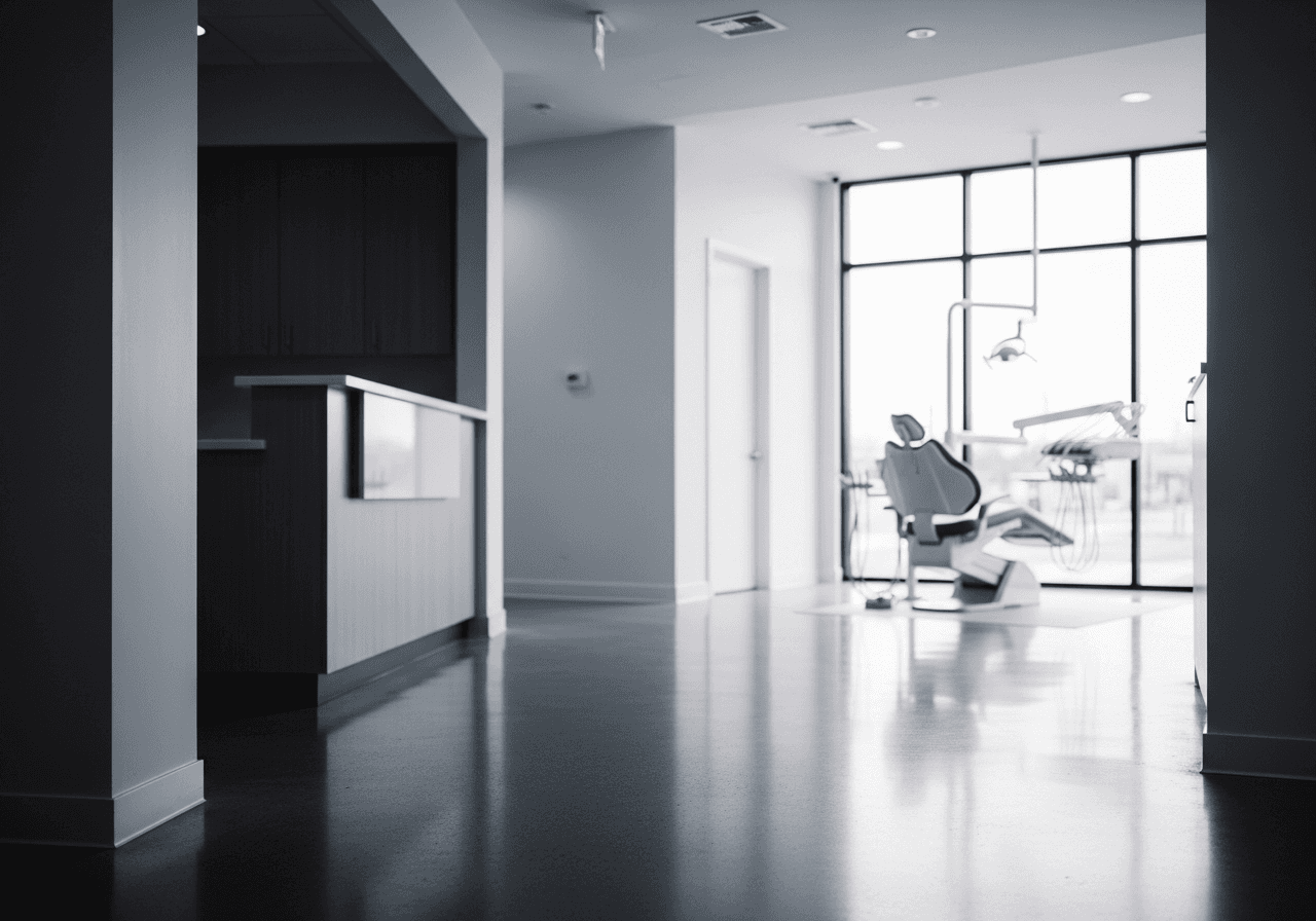 Bright modern clinic reception and waiting area